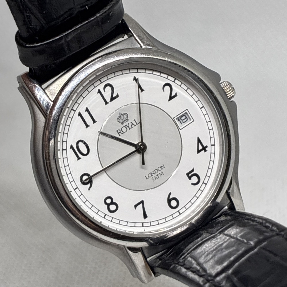 GENTS 36mm "Royal london" DRESS watch Stainless Steel Date stunning!!